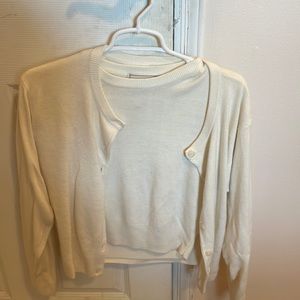 Express Tricot short and matching sweater